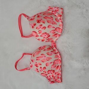 Victoria's Secret Push up Bra 34B Bright Vibrant Summer Feel